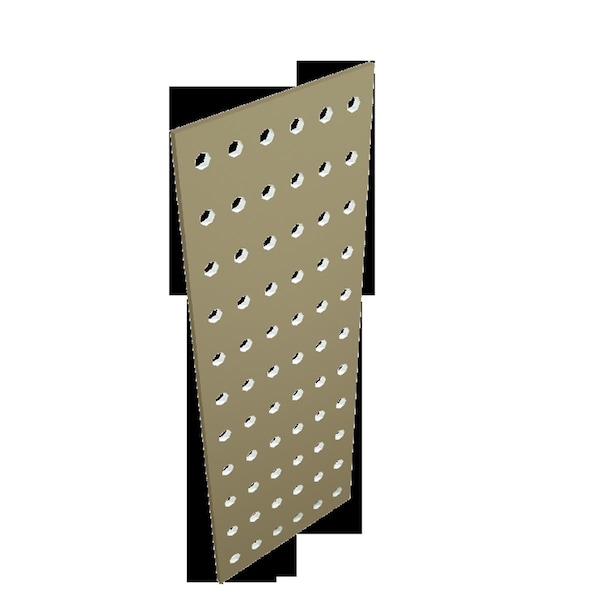 Swivel 6.375 in. x 3 ft. Vinyl Snap-in Gutter Screen, Brown SW3356922 - main